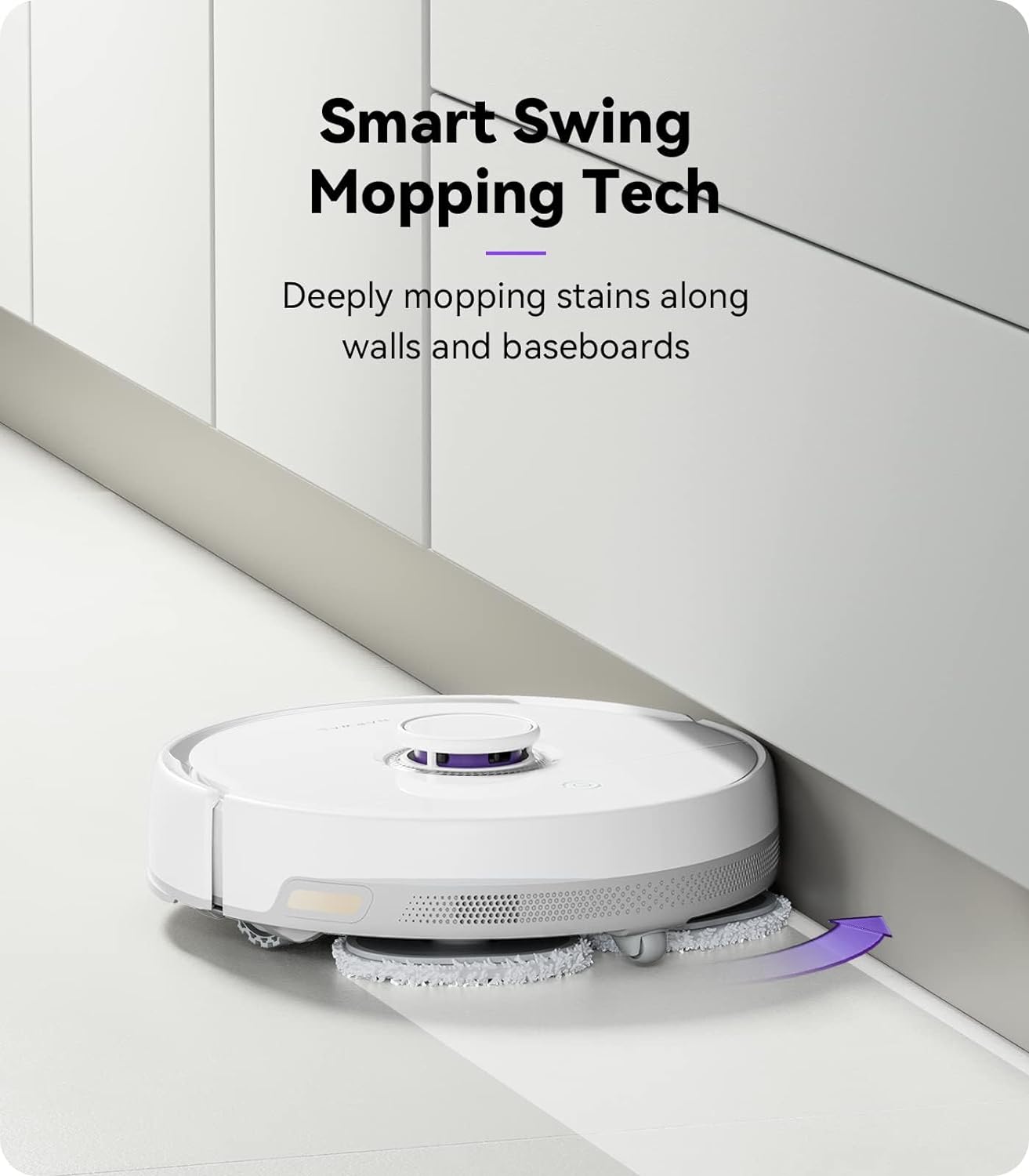 Refurbished NARWAL Freo Robot Vacuum and Mop Comb, Washing & Drying, Dirt Sense Ultra Clean, LCD Display, Smart Swing