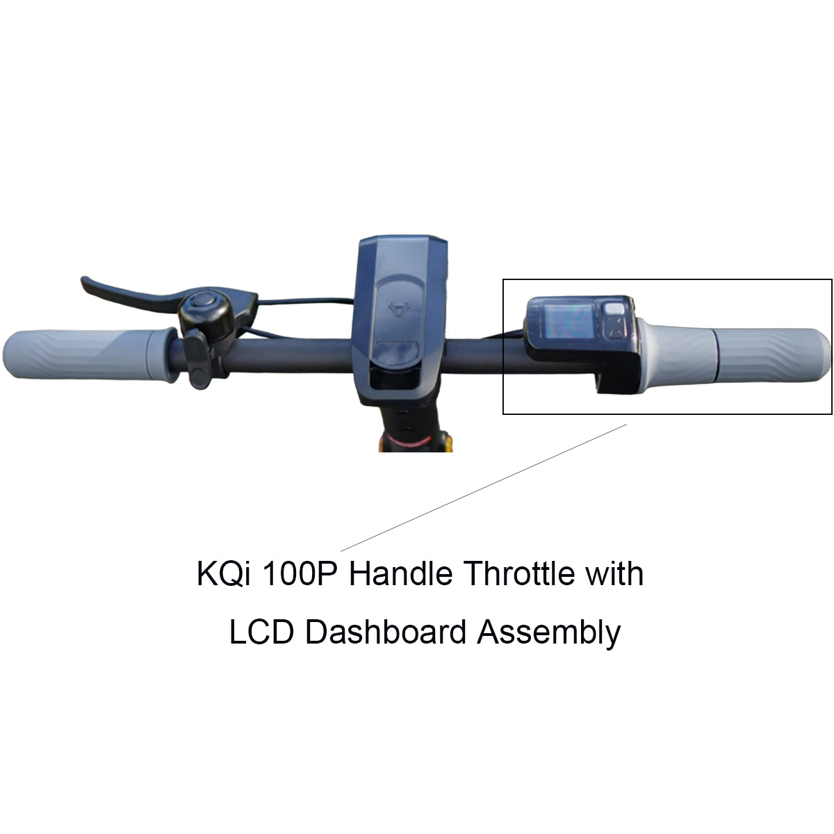 KQi 100P Handle Throttle with LCD Dashboard Assembly