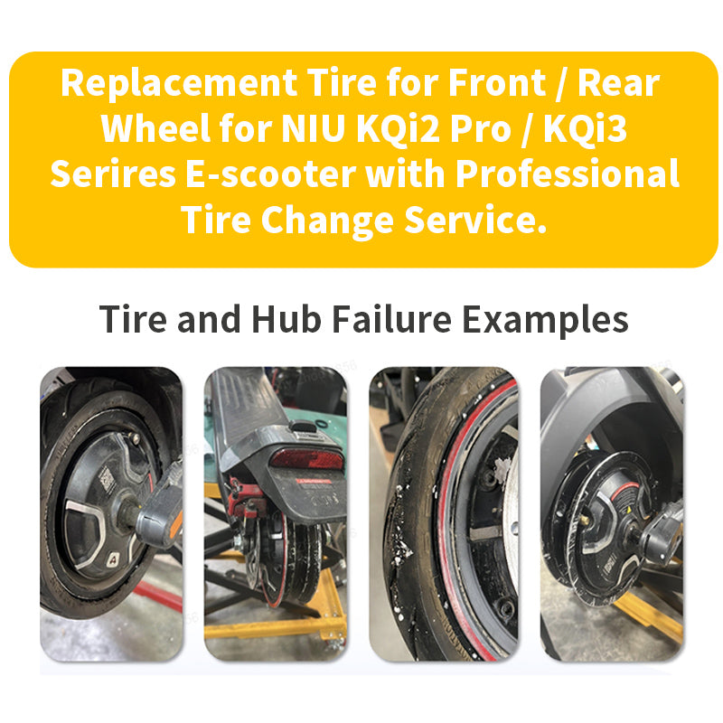 Professional Tire Replacement Service For NIU KQi2 KQi3 Series E-scooter