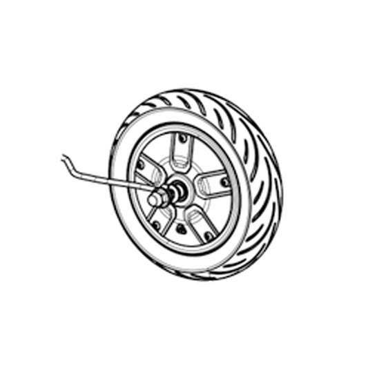 NIU KQi100P /KQi100F E-Scooter Motor & Tire Assembly