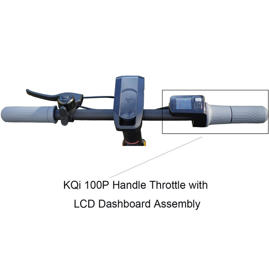 KQi 100P Handle Throttle with LCD Dashboard Assembly