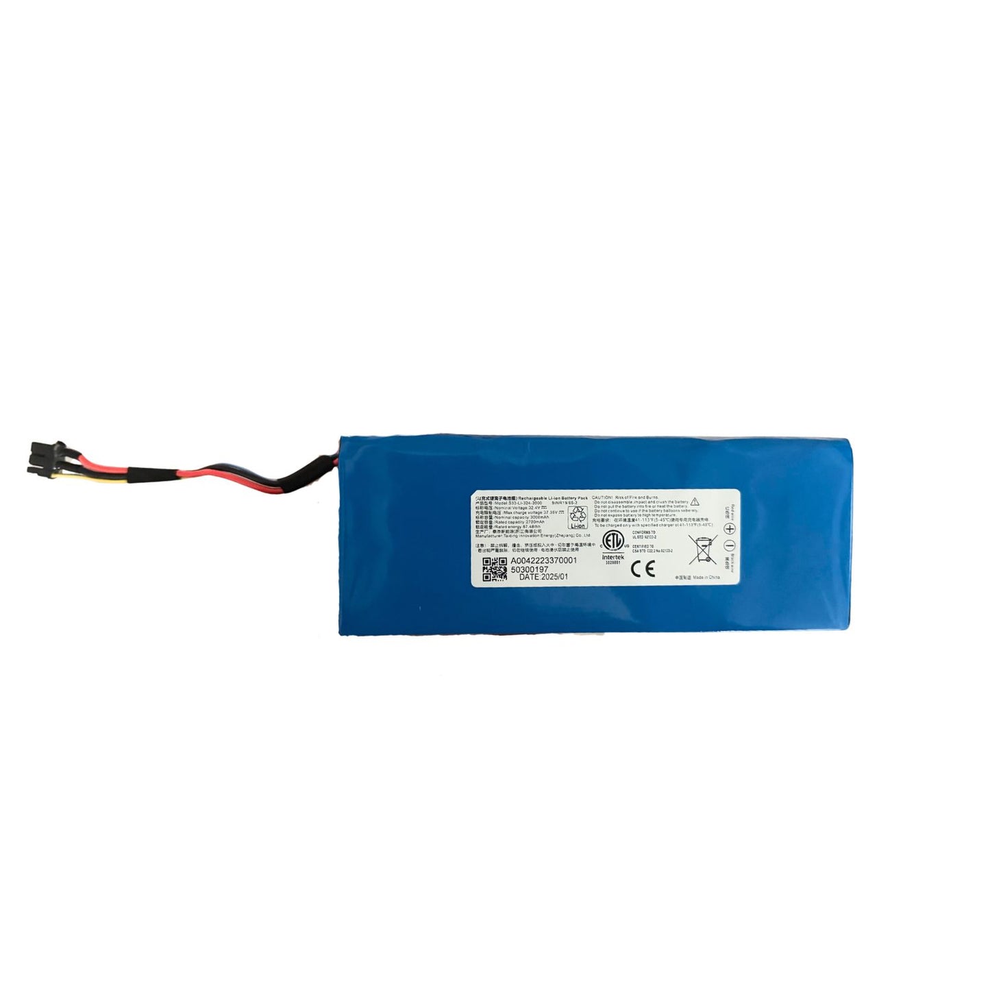 Replacement Battery Pack(Li-ion) for Ecovacs A2500 RTK Robot Lawn Mower